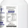 Side view of Hemp Protein+ label showing ingredients, herbal blend, and allergen warnings