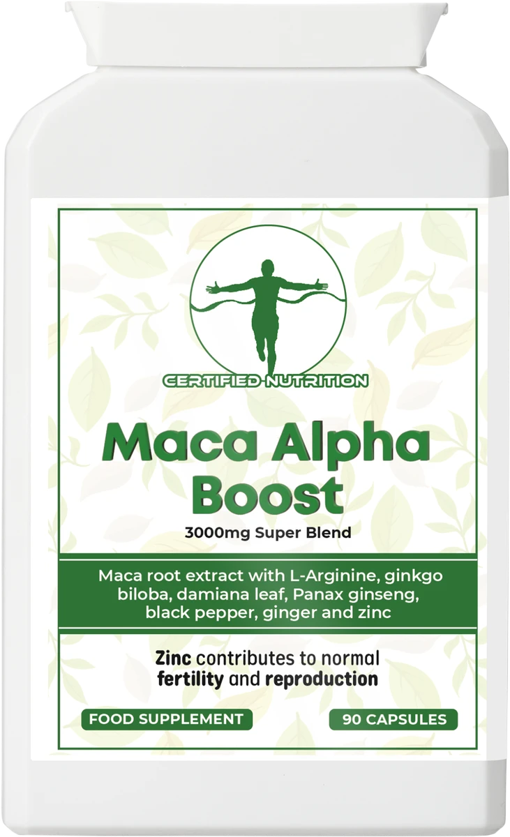 Maca Alpha Boost front