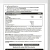Back view of Metabol Extreme bottle showing nutritional panel, usage directions, and supplement compliance