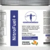 Front label of Certified Nutrition NitroFuel+ showing energy, endurance, and strength support formula