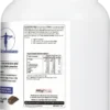 nutritional table and usage instructions for PureWhey Fusion protein powder